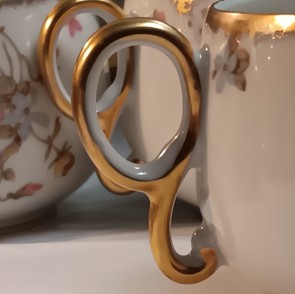 Limoges France BAWO & DOTTER Cup and Saucer - Picture 10 of 14